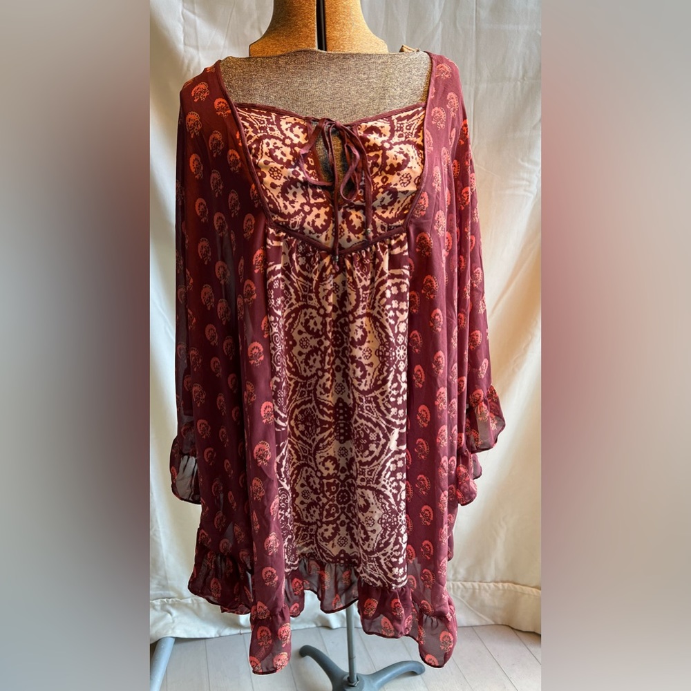 Free People Boho Mini Dress